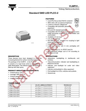 VLMP31G2J2-GS08 datasheet  